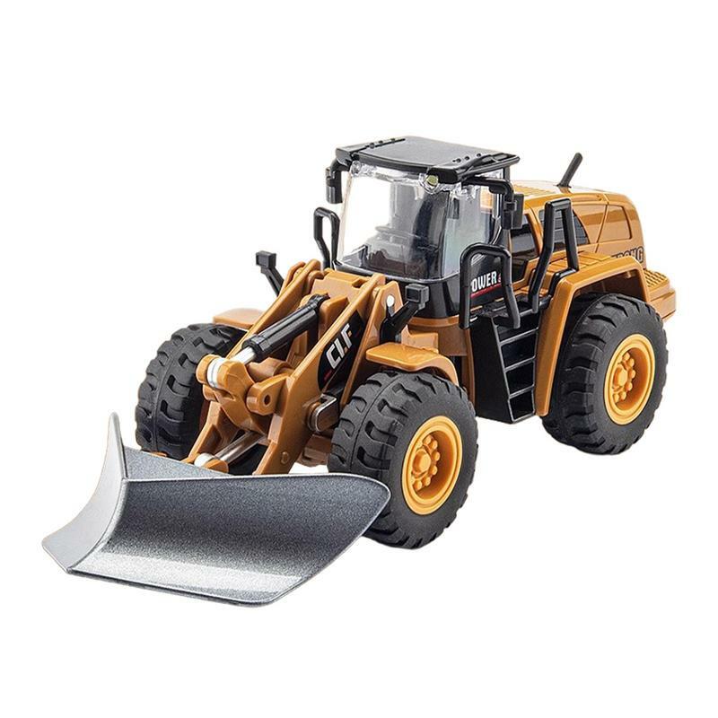 Mini coches de juguete de construcción, camión de construcción con luces y articulaciones móviles, excavadoras, carretilla elevadora, Mini camión de juguete para