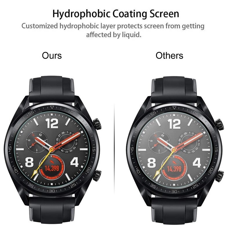 Tempered Glass for Huawei Watch GT 3 2 Pro 46mm 42mm 2e Runner Huawei Watch GT3 GT2 Glass Screen Protector Film Protection Foil