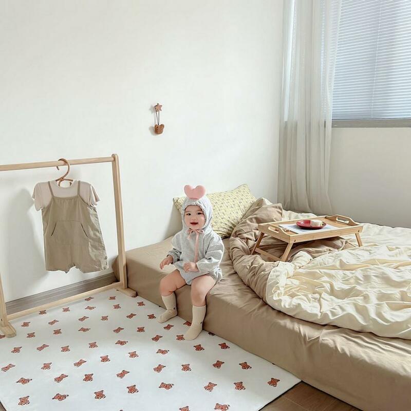 赤ちゃんのための這うマット,子供部屋のための装飾,柔らかい,落下防止