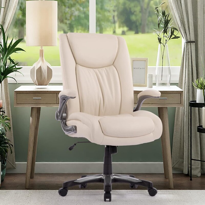 Duże i wysokie krzesło biurowe 400 funtów, duży, wytrzymały wysokim oparciem komputer wykonawczy krzesło biurkowe podnoszone ramiona szerokie grube siedzisko