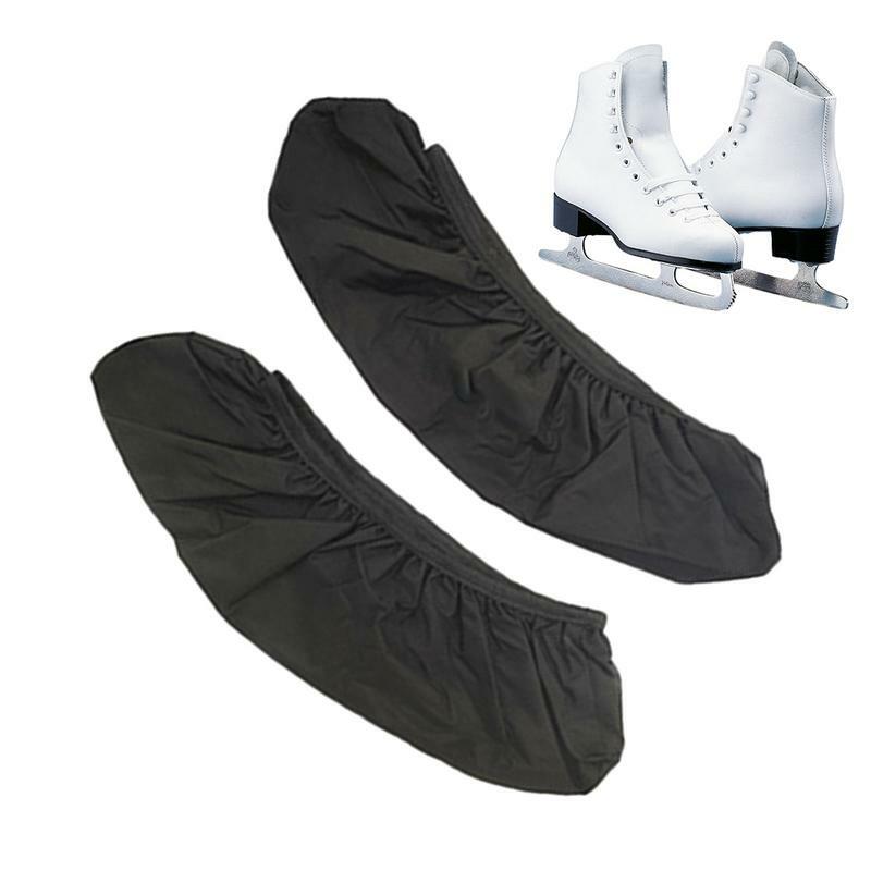 Sarung pemotong Ice Skate, pelindung sepatu seluncur, aksesoris seluncur elastis Universal untuk pria wanita anak muda