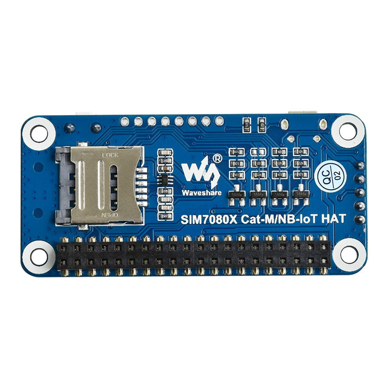 Waveshare NB-IoT/Cat-M(EMTC)/GNSS kapelusz do Raspberry Pi w oparciu o SIM7080G, globalnie stosowany, na pokładzie interfejs USB
