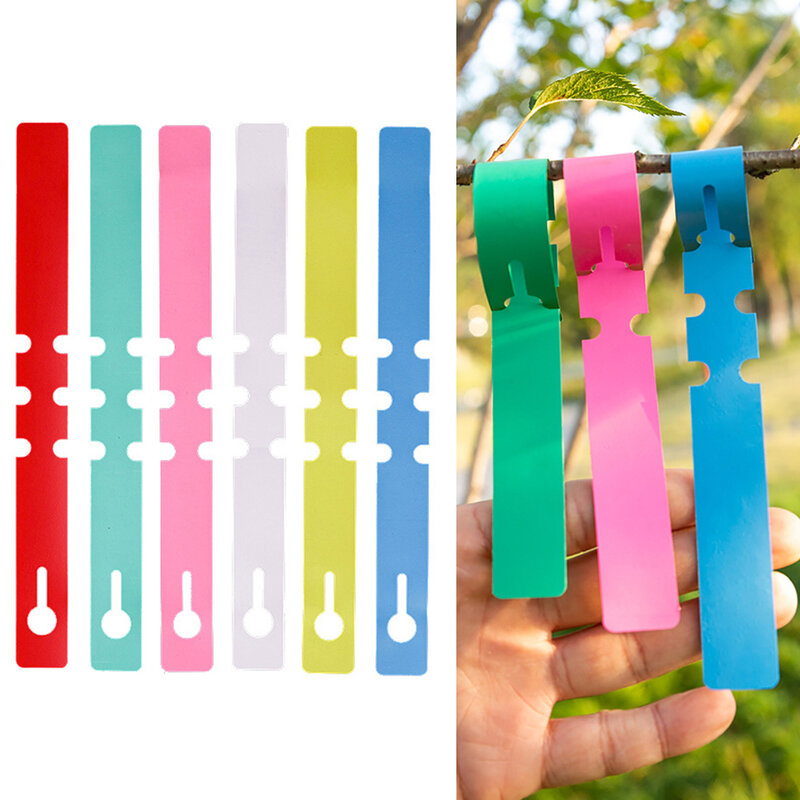 100pcs Waterproof Plant Markers Plastic Plant Hanging Tags Gardening Plant Marker Label Tools Garden Pots Planters Accessories