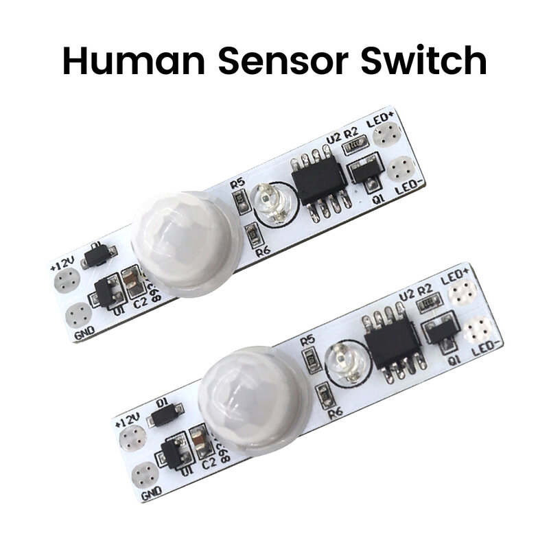 Touch Switch Capacitive Module PIR Motion Sensor DC5-24V Infrared Human Body Sensing Module LED Dimming Control Lamps