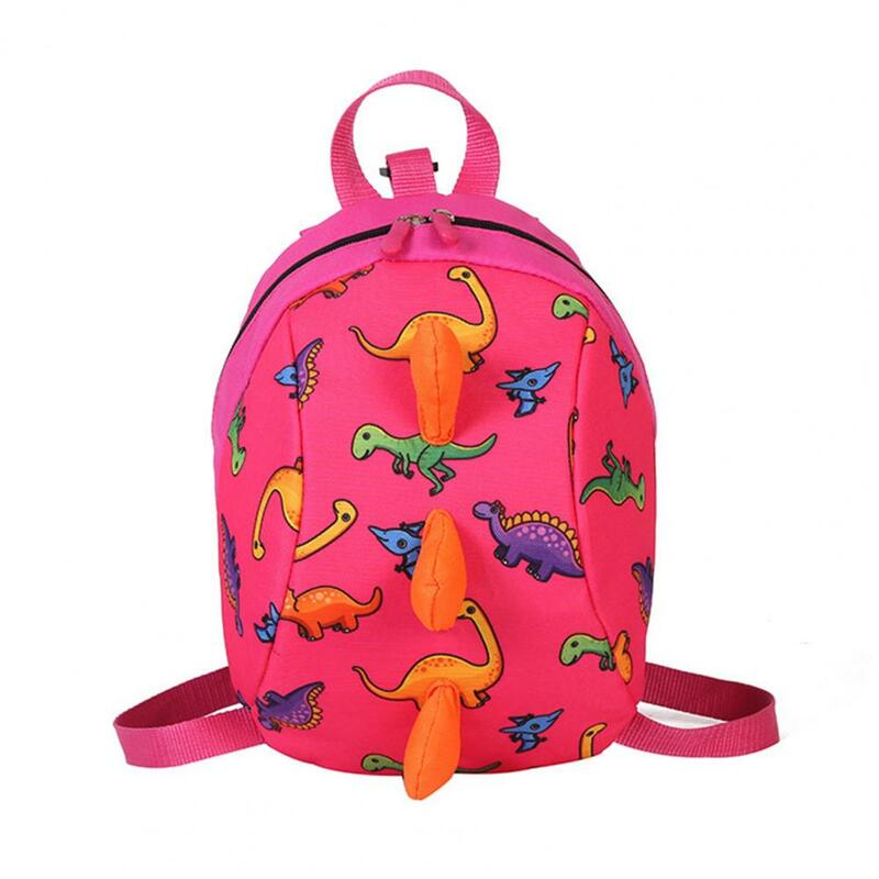 Dropshipping!! Preschool Backpack Dinosaur Pattern Adjustable Straps Lightweight Zipper Closure Preschool School Bag for Outdoor