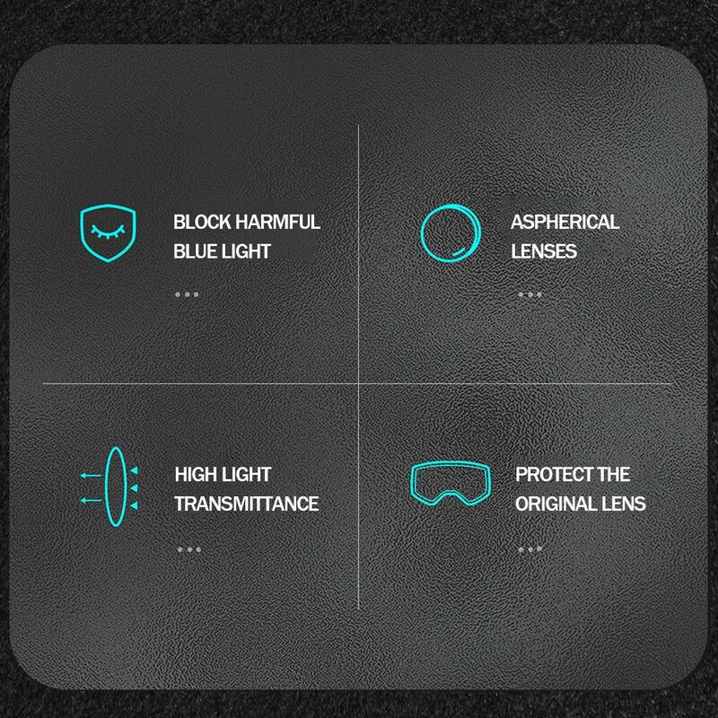 Drone Flight Glasses Lens fotocamera aerea Anti-Blue Light Lens FPV Crossing Headset accessori per dji Avata 2/goggles3