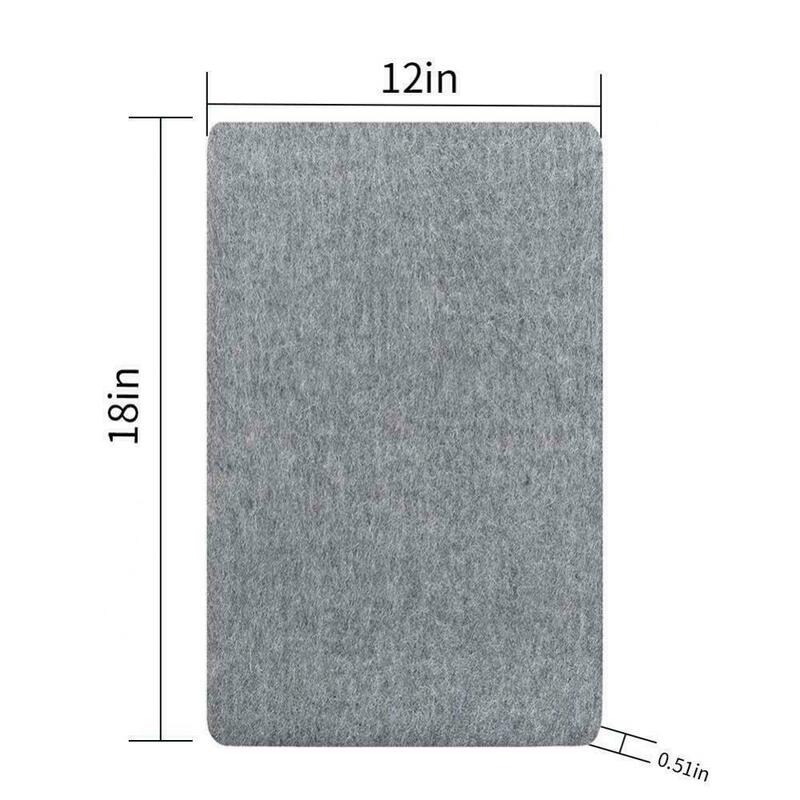 0.5 Inches Thick Ironing Wool Pad Portable High Temperature Resistance Ironing Board Efficient Wool Pressing Mat For Travel Home