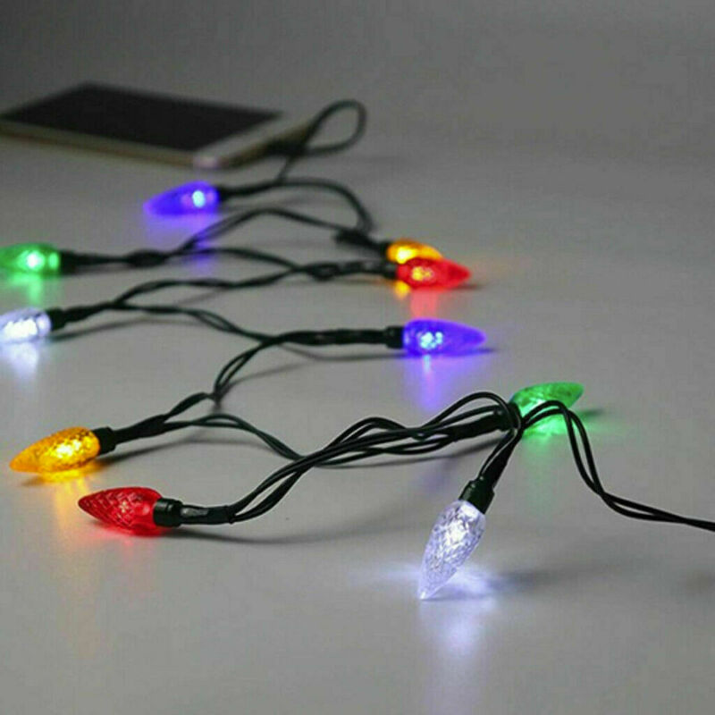 Cable USB para teléfono Android, luz LED de Feliz Navidad, DCIN, cargador, promoción, 2020