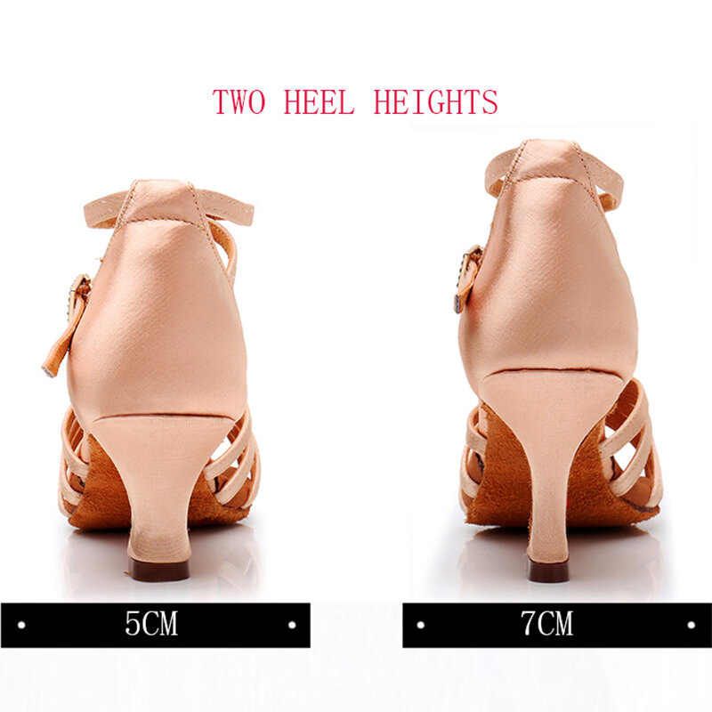 DIPLIP/Новинка; Популярная обувь для латинских танцев; Женская танцевальная обувь на высоком каблуке; Танцевальная обувь с мягкой подошвой для танго; Бальные туфли для девочек 5-7 см