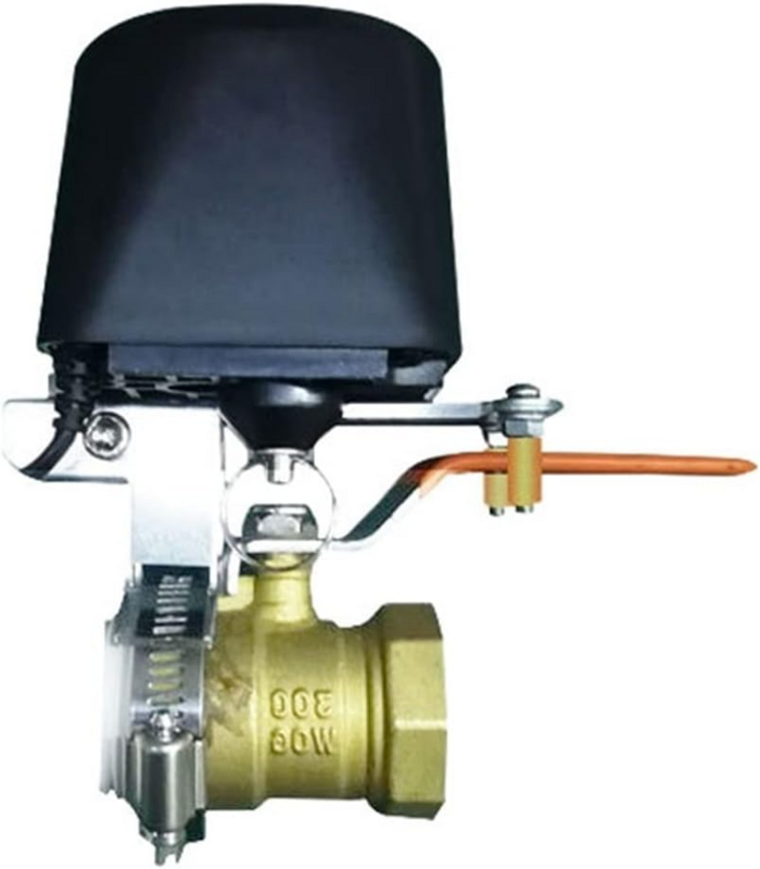 Interruptor de válvula mecánica, válvula de bola de tubería de grifo, actuador de control eléctrico, tubería de alarma de gas natural