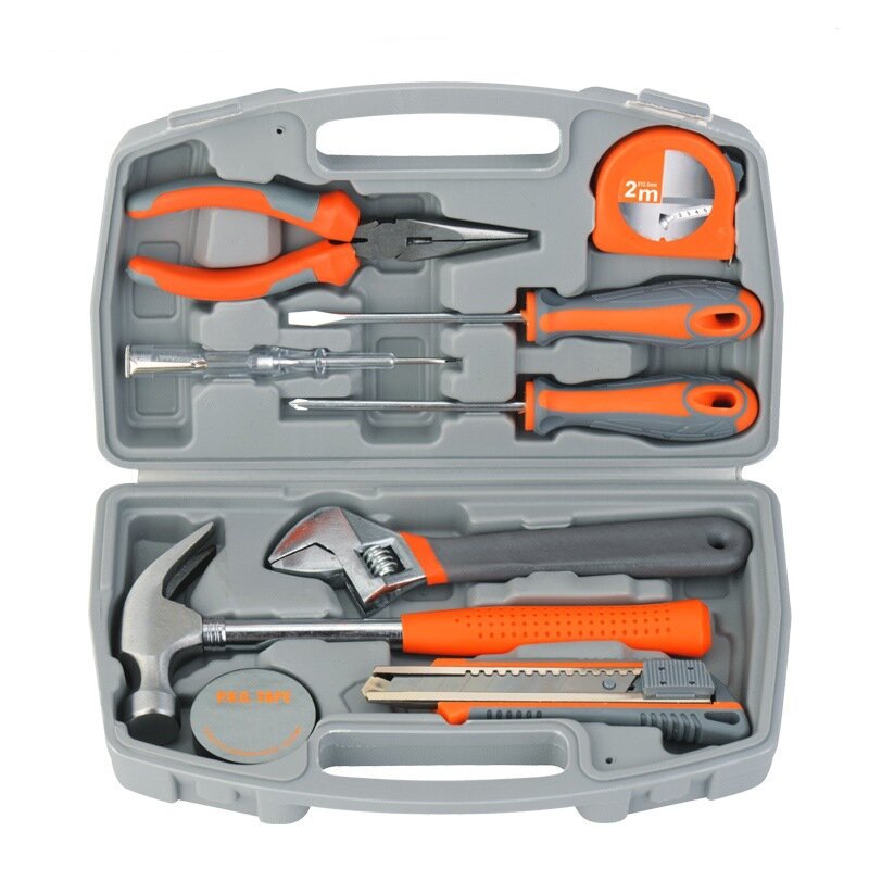 Herramientas de mano para carpintería, herramientas multifunción con caja de herramientas, juegos de enchufes y llaves dinamométricas, juegos de herramientas manuales