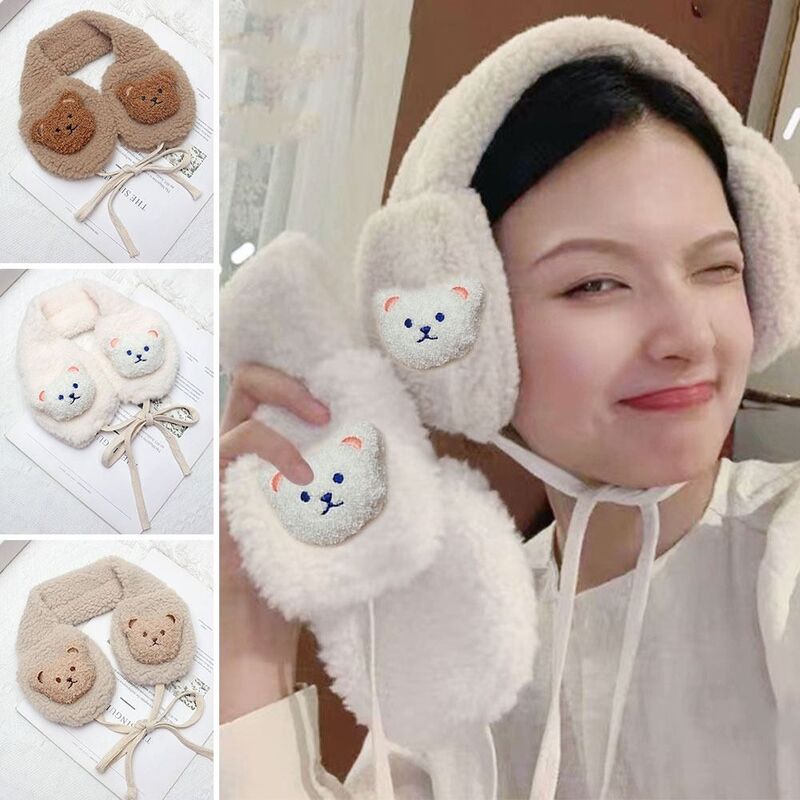 Cute Warm Soft Fluffy Ear Cover Plush Earmuffs Ear Warmer Earflaps