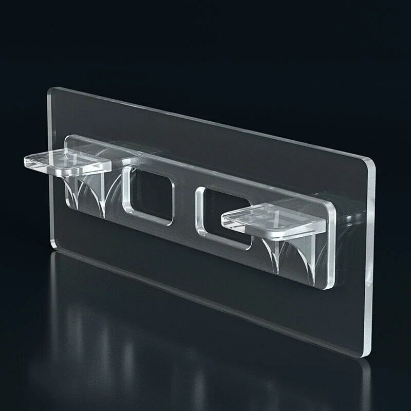 Placa de soporte autoadhesiva transparente, soporte de capa adhesiva, tablero de partición, soporte de arrastre en capas, 10 piezas