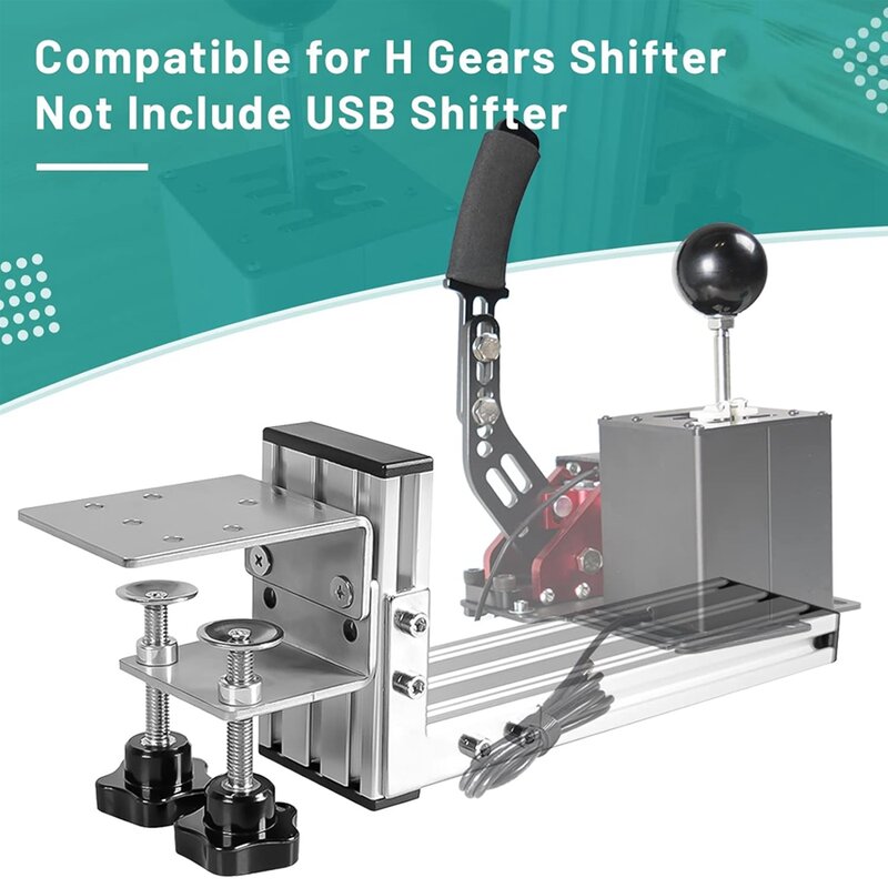 H Gear Shifter تركيبات المشبك تصاعد محاكاة سباق لعبة قوس ل لوجيتك G29/G25/G27/G920 ل Thrustmaster T300RS/GT
