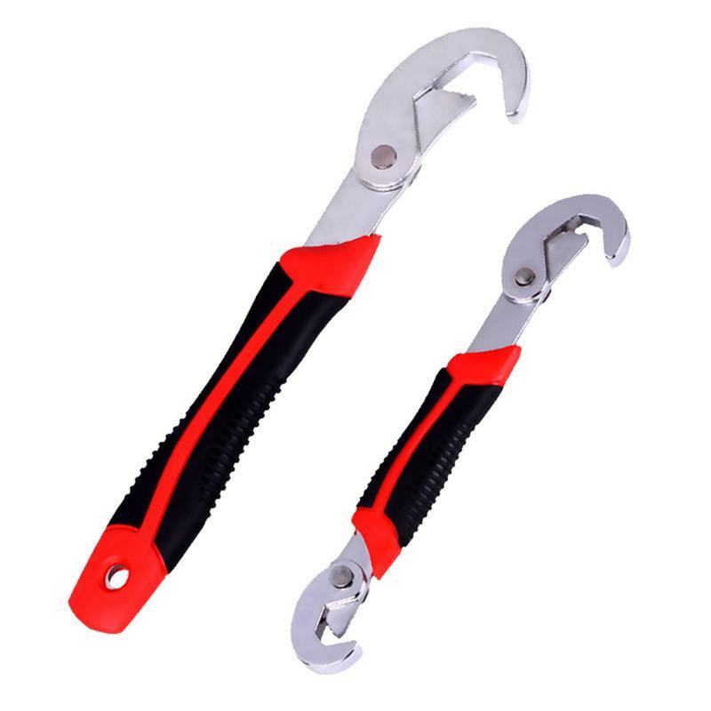 Self Adjusting Pipe Wrench All Purpose Multifunctional Wrench Tool Set Heavy Duty Spanner Quick Power Grip Pipe Wrench For