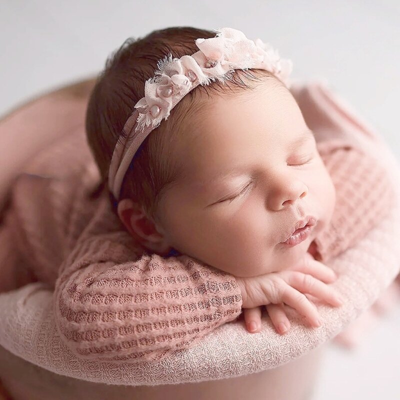 Neugeborenen-Fotografie-Kostüm, weich gestrickte Overalls, Baby-Fotoshooting-Kleidung