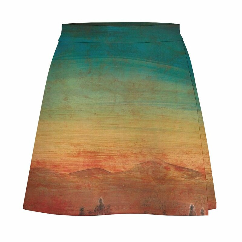 „ Niezamieszkana ”planeta Mini spódniczka kawaii ubrania Skort dla kobiet