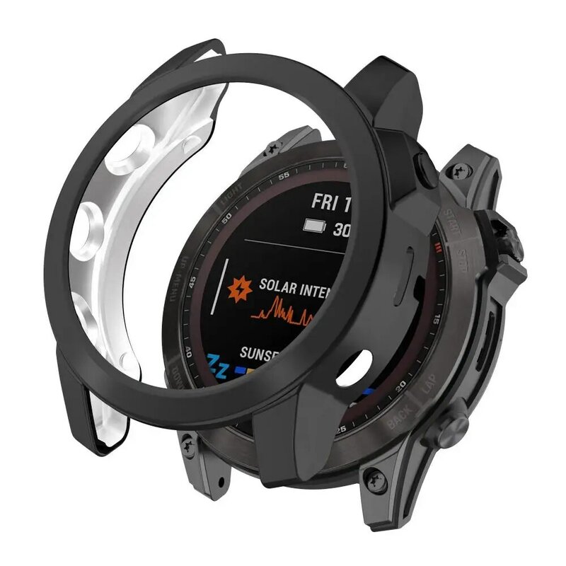 TPU Protector Case For Garmin Fenix 7 Cover Smart Watch Full Protection Frame For Fenix7 7S 7X Protective Bumper Shell Sleeve