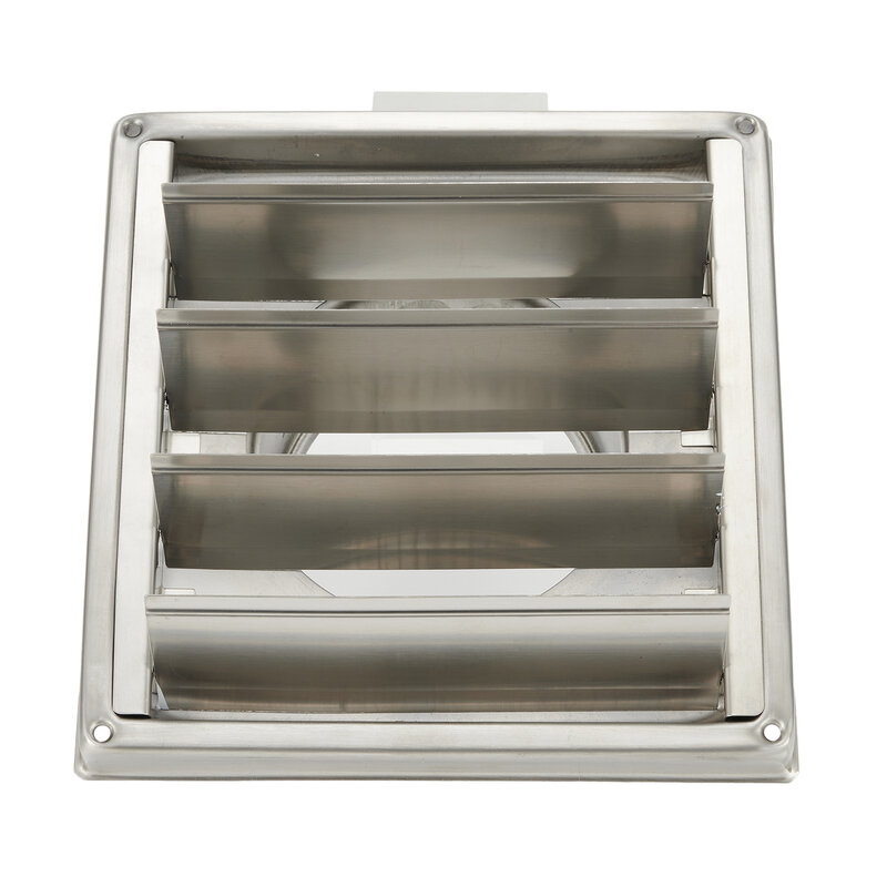 Movable Stainless Steel Vent Air Outlet Wall Ventilation Cap 100mm Anti-rust Corrosion-resistant Durable Silver