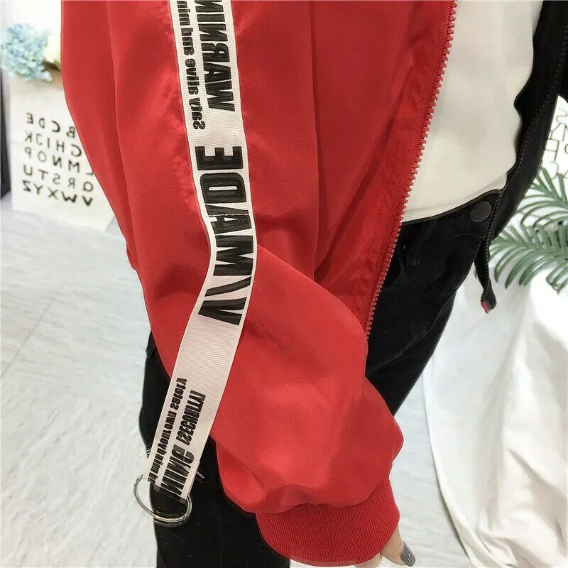 Куртка-бомбер Женская Базовая, модная ветровка, верхняя одежда, бейсбольное пальто, 2022