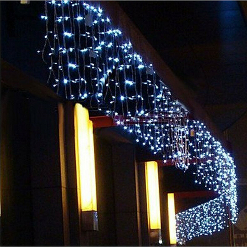 Zonne-verlichting 6M Breedte Droop 0.5M Kerst Solar Garland Light String Voor Tuin Dakrand Huis Outdoor Decoratie