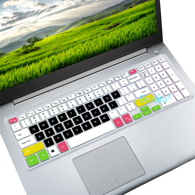 Keyboard Cover Voor Dell Inspiron 15 3000 5000 3510 3511 3515 3520 3521 3525 5510 5515 5518 Pro Siliconen Protector skin Case