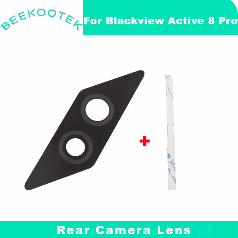 Lente da câmera traseira para blackview active 8 pro, acessórios de vidro, novo, original