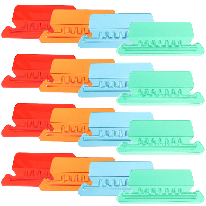 40-częściowy kolorowy klips do zawieszania etykiet Kolorowe etykiety Nazwa Kolorowy plik do teczek Plastik