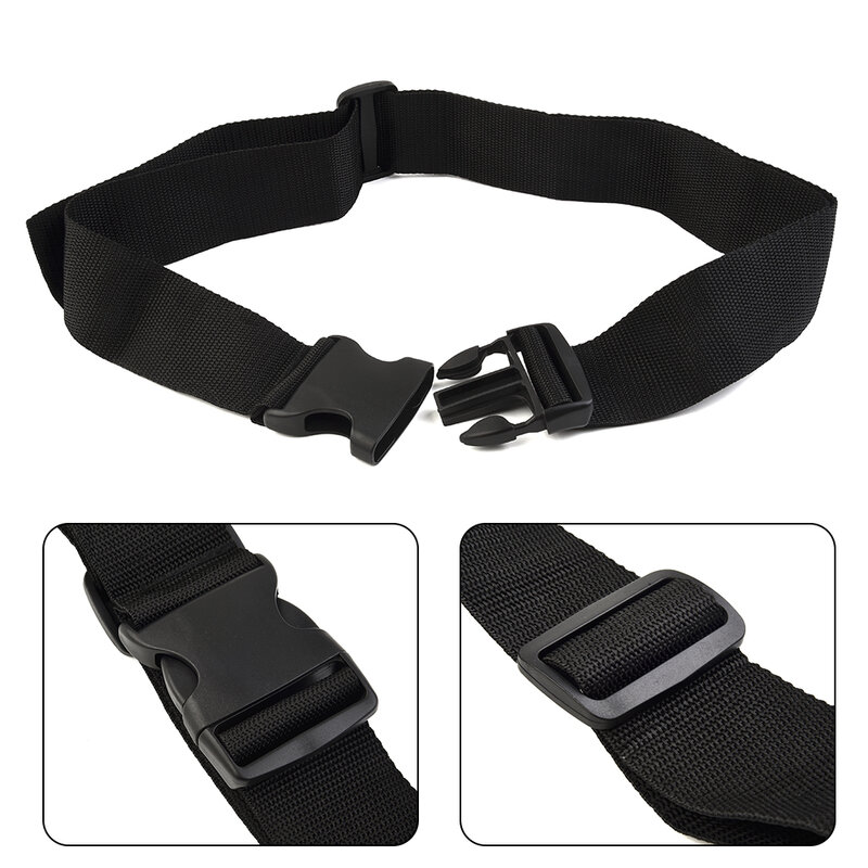 Cinturón de herramientas de nailon ajustable, bolsa de cintura de trabajo, accesorios de liberación rápida, 5x130cm, 1 unidad