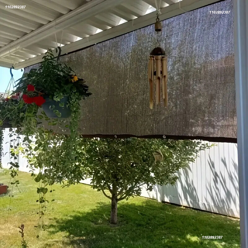 Parasol de HDPE con 12 Pines, red de protección UV 85-90%, para el hogar, el jardín, el balcón y el coche