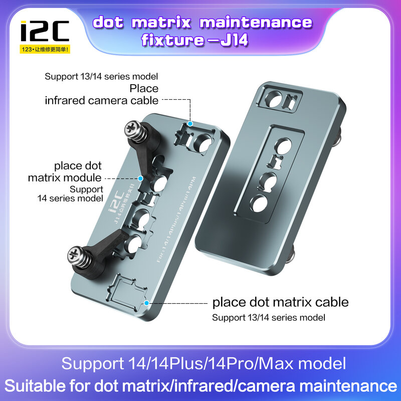 I2c Dot Matrix Armatuur Dot Projector Precisie Kalibrat Voor Iphone 14/14Plus/14pro/14Pm Rooster Gezicht Id Fixt