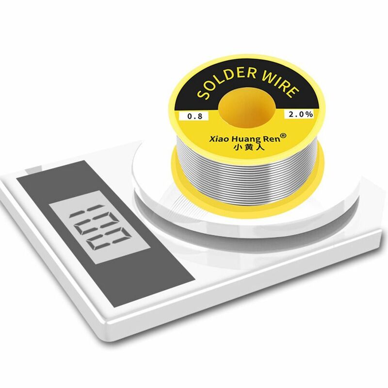 Low-Melting Rosin Core Solder Wire, Flux 2,0% Lighter Solder Wire, Welding, No-clean, 0.5mm, 0.6mm, 0.8mm, 1mm, 1.2mm, 50g
