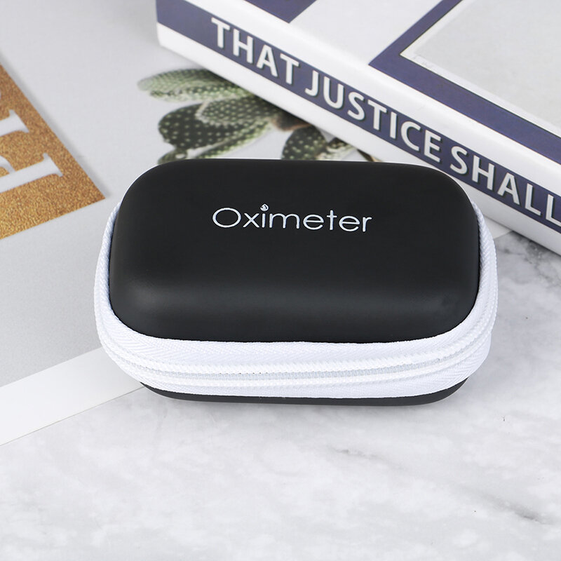 Tonometer Monitor Fingertip Pulse Oximeter กระเป๋า Oximeter เก็บกระเป๋ากล่องเครื่องมือกระเป๋า EVA Oximeter ซิปผู้ถือ