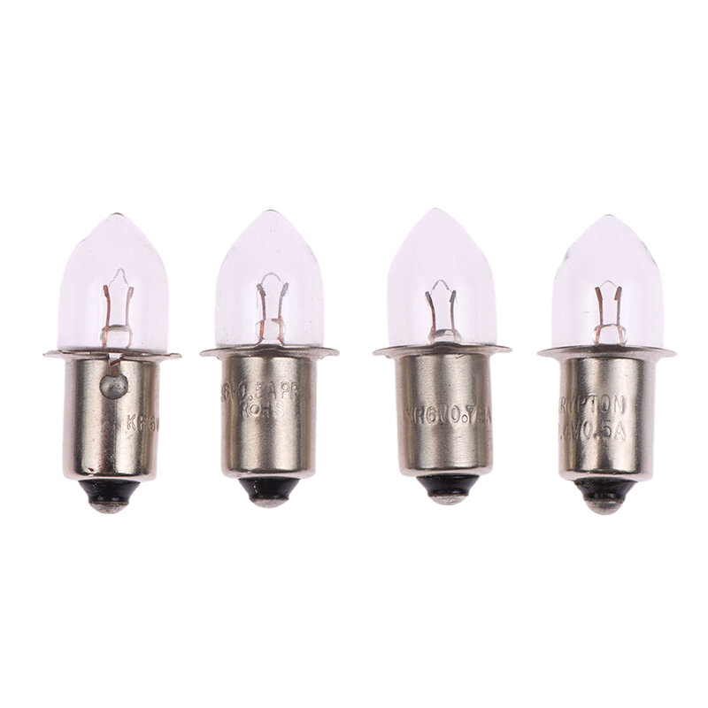 Ampoules de base P13.5S, lampe de poche de style ancien, 2.4V, 3.6V, 4.8V, 6V, 7.2V, 0,4 A, 0,5 A, 0,75 A, lampes de rechange, lampe de travail, 1 pièce