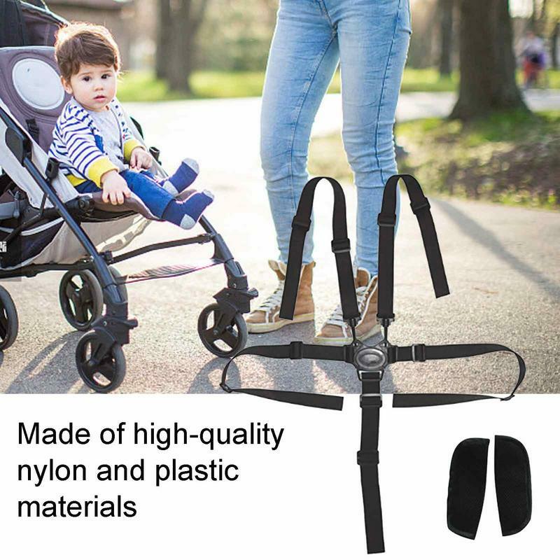 Fivepoint cintura di sicurezza per bambini passeggino sedia da pranzo cintura di protezione cinghie per triciclo per bambini passeggino accessori per sedili di sicurezza