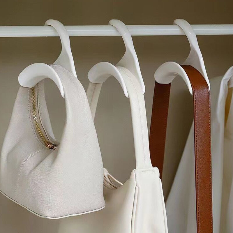 Langlebige Tasche Rack Halter Home Schrank Hut Seide Schal Schals Geldbörse Handtasche Lagerung gewölbten Kleiderbügel Haken