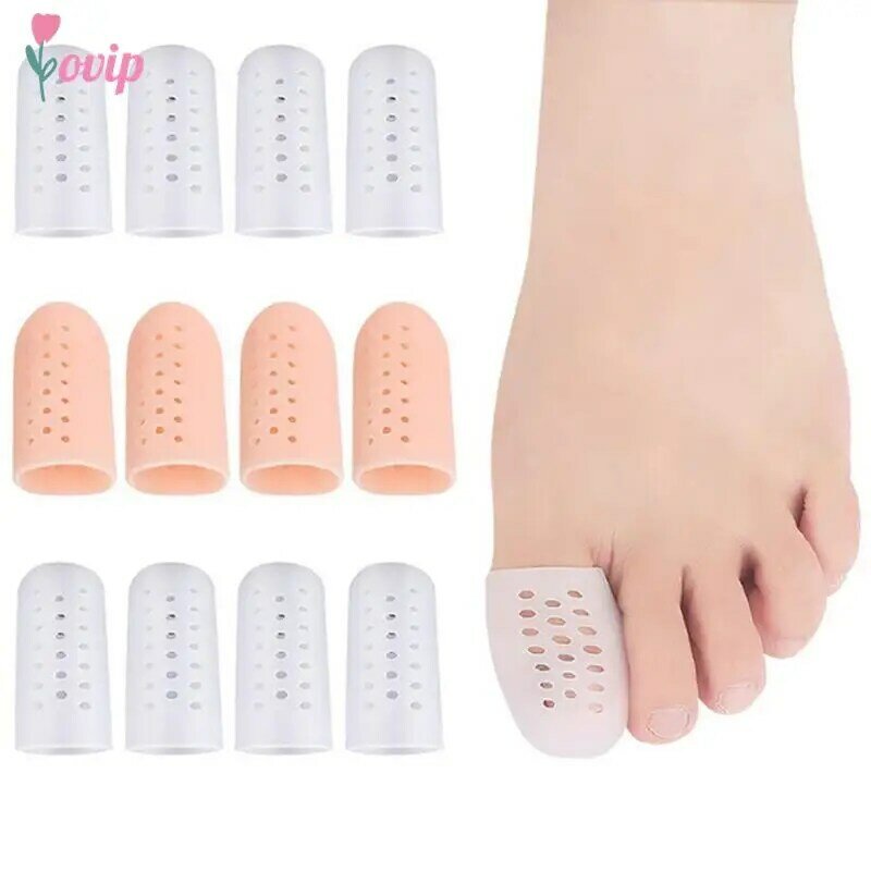 2pcs Big Toe Protector New Breathable Silicone Tube With Holes Toe Separators 100% brand new and high quality