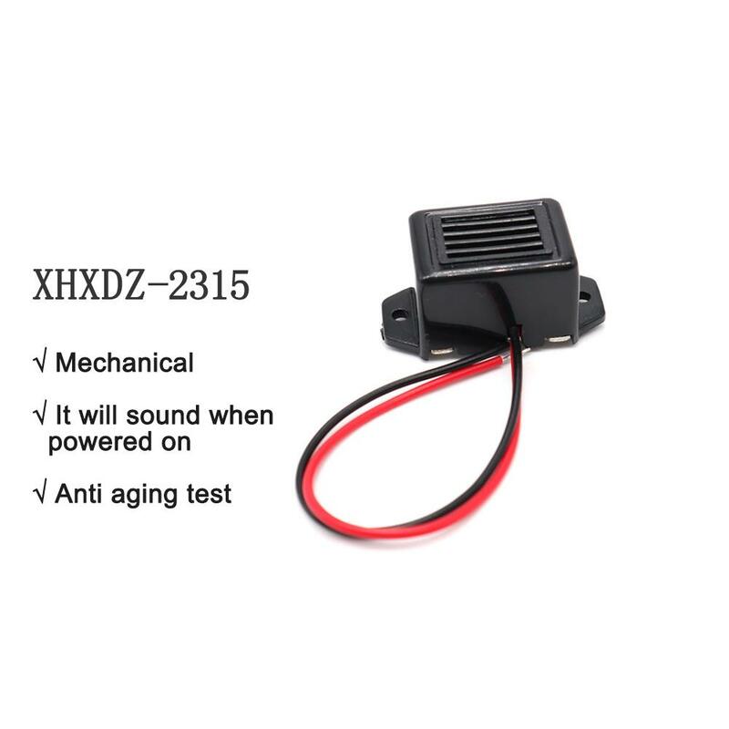 1pcs Mechanical Buzzer Beep Adapter 12v 85db Mini Electronic Buzzers Alarm Tone Constant U6i0