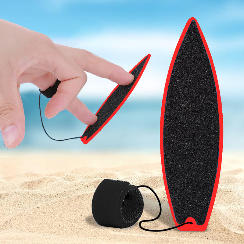 1PC palec surfingowej, Mini podstrunnica zabawka, stres surfingowej, fajny na palec deska surfingowa dla dzieci nastolatków dorosłych