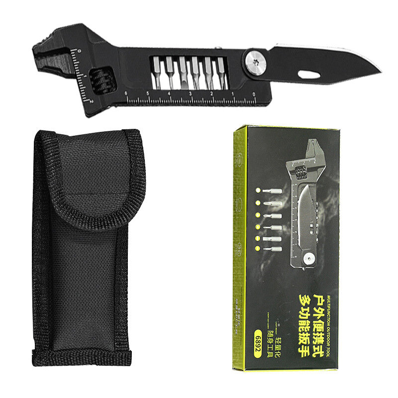 Tang pisau portabel multifungsi, tang pisau lipat luar ruangan serbaguna baja multi-alat