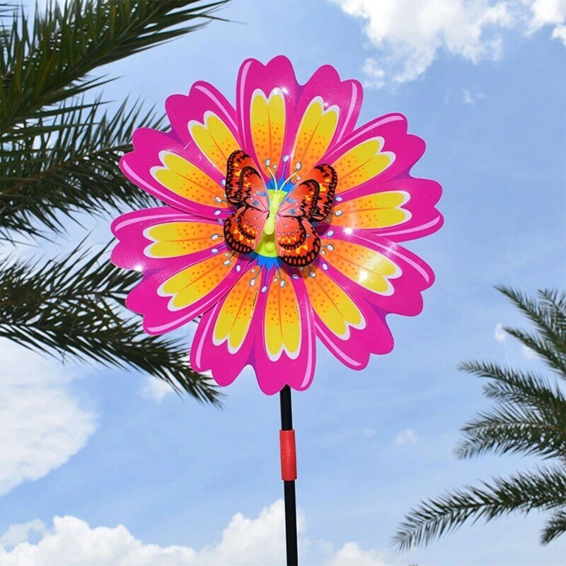 Molinillo de viento colorido de plástico para niños, suministros de regalo, recompensas, novedad