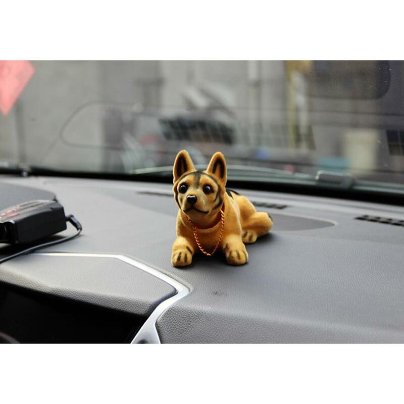 Bobbing Head-figurita de juguete para coche, decoración para tablero de automóvil, perro pastor, 6,6x3,2x3,9 pulgadas