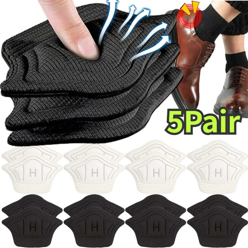 1/5pairs Women Patch Heel Pads Insoles Adjustable Size Sports Shoes Back Stickers Antiwear Cushions Feet Care Protector Inserts