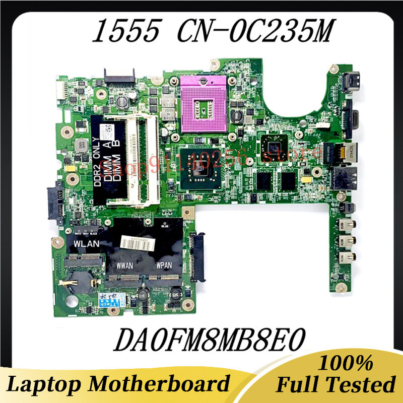 CN-0C235M 0C235M C235M 고품질 메인 보드 DELL 1555 노트북 마더 보드 DA0FM8MB8E0 PM45 HD4500 DDR2 100% Full Tested OK