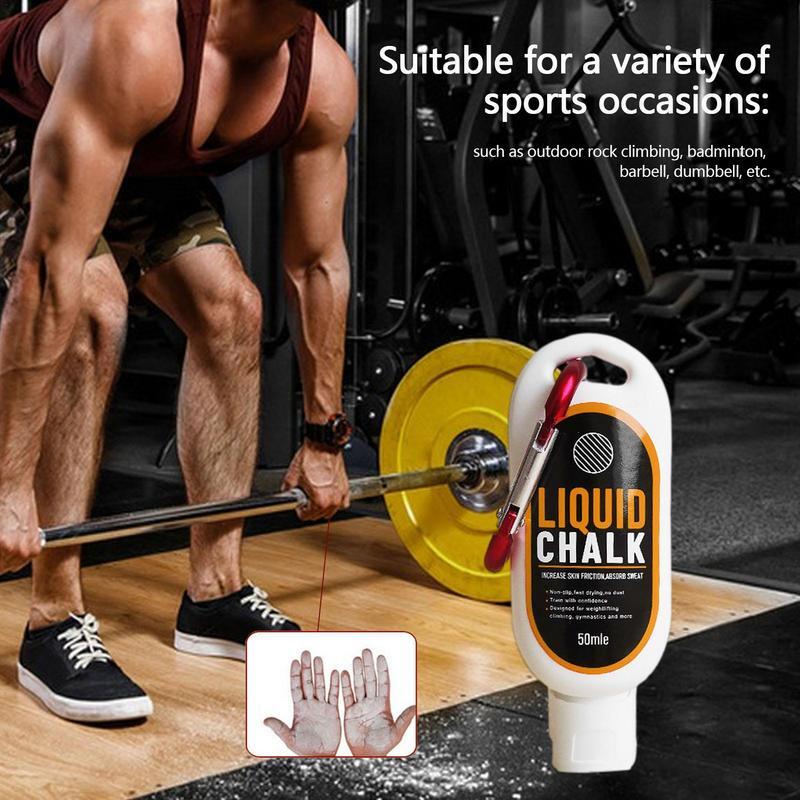 Fitness Anti-Slip Powder Lifting Anti Slip Cream Grip Chalk Sports Magnesium Powder Liquid Sport Powder For Rock Climbing Tennis