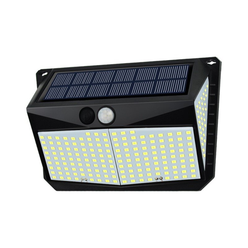 228 LED 태양광 야외 방수 램프, 정원 장식, 3 가지 모드 전원, 햇빛 벽 가로등, 신제품