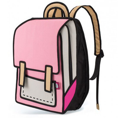 Женский рюкзак 3D прыжок стиль 2D рисунок мультфильм задняя сумка комикс мессенджер тоут модные милые студенческие сумки унисекс рюкзак
