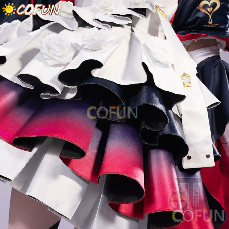 COFUN-Costume de Cosplay de Vtuber, Uniforme de Carnaval d'Halloween sur Mesure, Vêtements Anime Imbibés