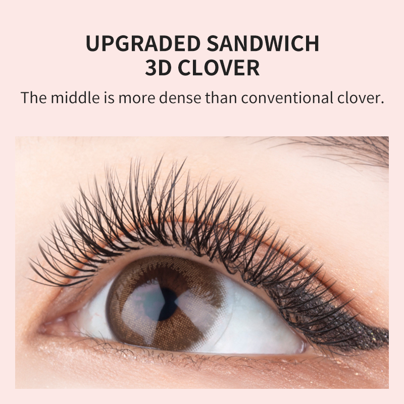 NATUHANA 3D W Shaped (2.0) Soft Lash Extension Supplies 0.07 Black Eyelashes Natural Makeup Easy Fan Y Clusters Private Label