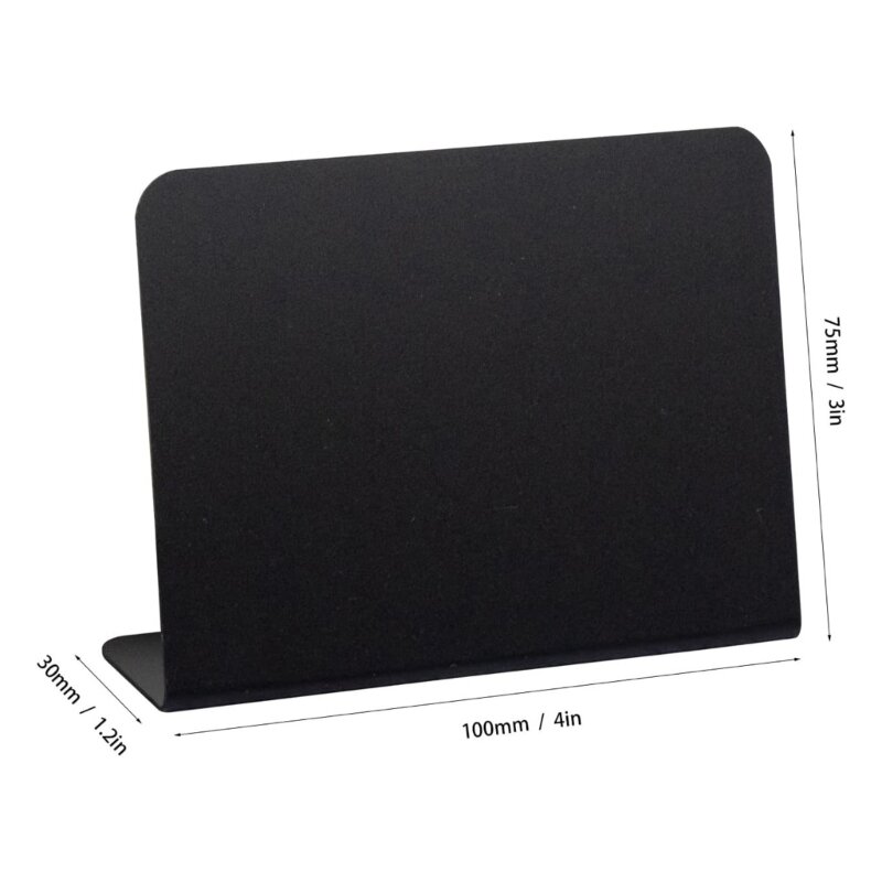 B95D Desktop Erasable Label Mini Chalkboards Message Board Place Cards Chalk Signs